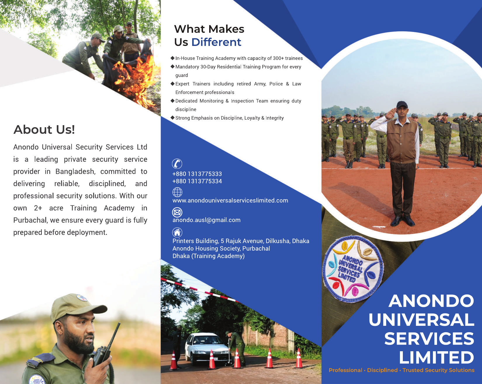 Universal leaflet page 1